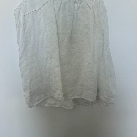 James Perse White Linen Sleeveless Top Size 0 - Picture 4 of 8